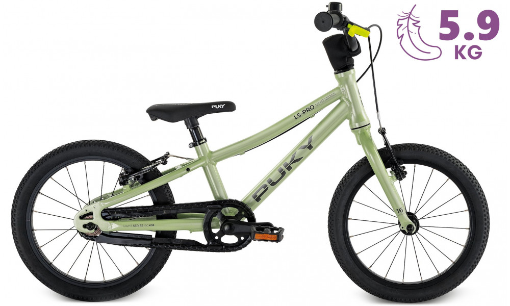 Polkupyörä PUKY LS-PRO 16&nbsp;Alu mint green/anthracite - 3