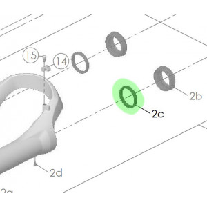 Haarukan stefa SR Suntour 34mm (FAA423-10)