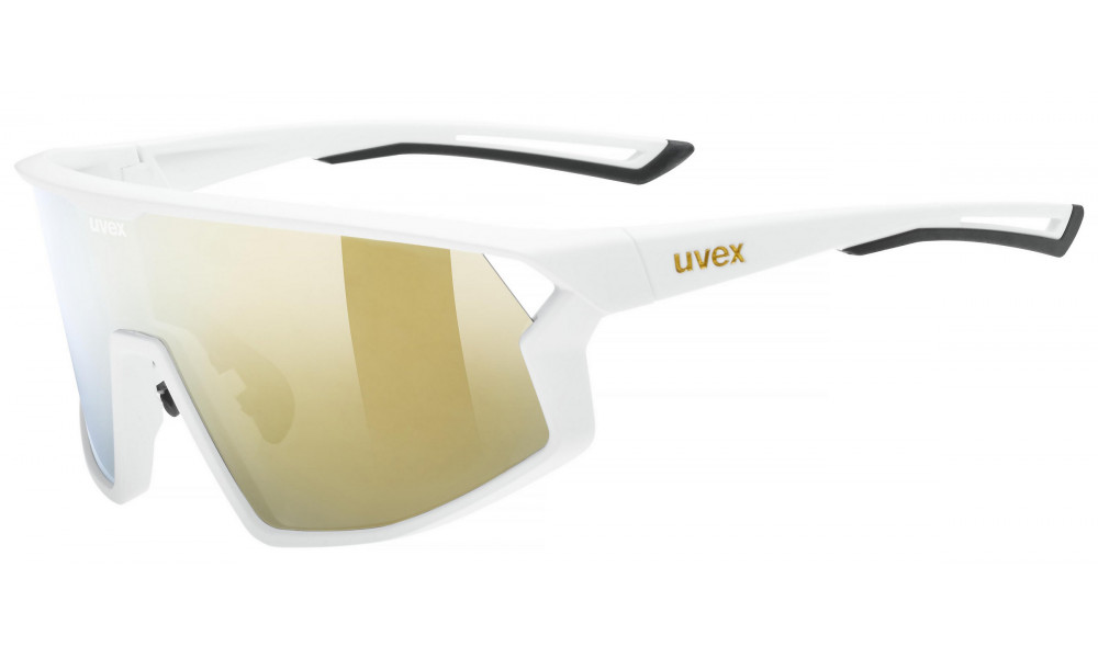 Lasit Uvex skyryse white matt / mirror gold - 1