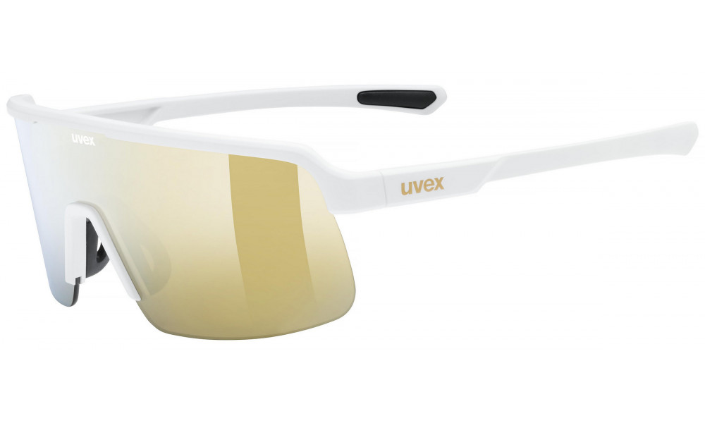 Lasit Uvex dyrt white matt / mirror gold - 1