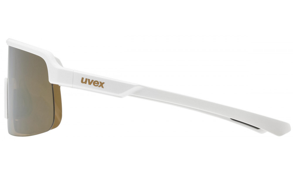 Lasit Uvex dyrt white matt / mirror gold - 2
