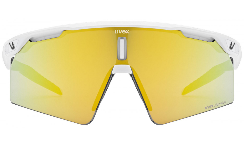 Glasses uvex ultimate pace ultra CV white matt / mirror yellow - 3