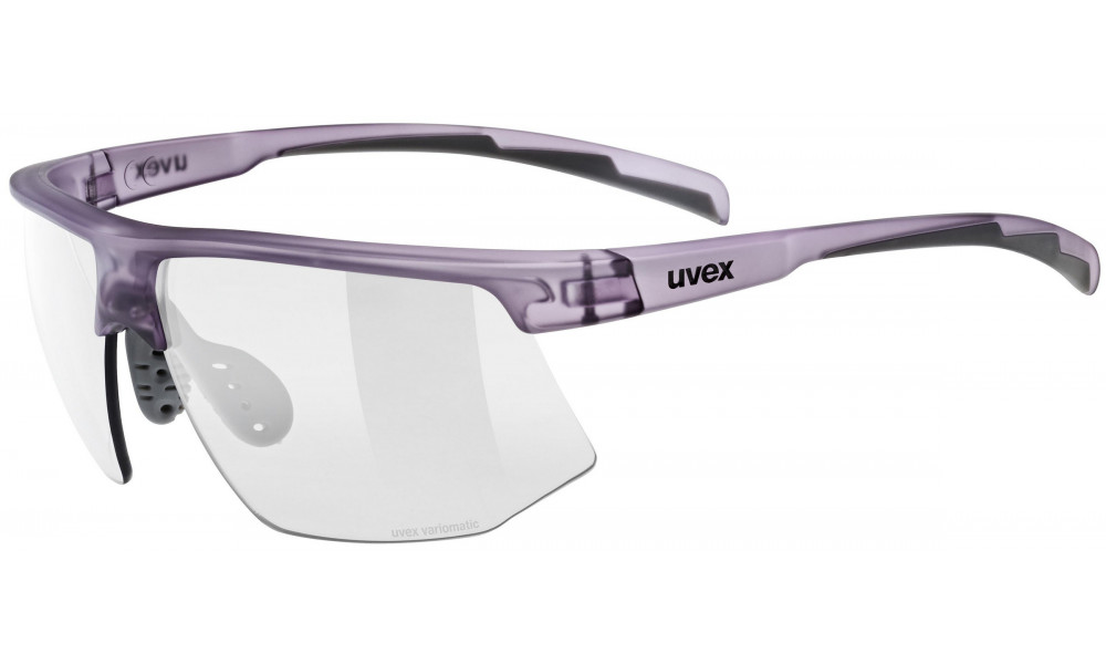 Glasses uvex aerios V purple matt trans / smoke - 1