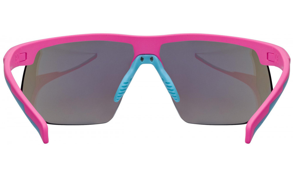 Glasses uvex aerios s pink matt / mirror blue - 4