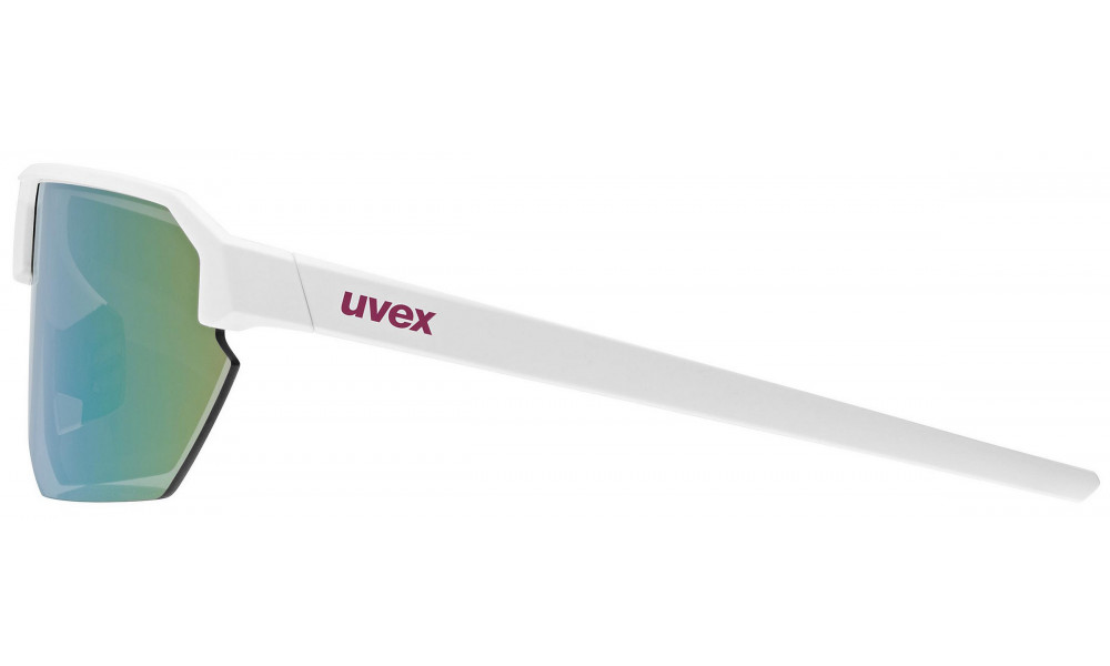 Glasses uvex vectiv white matt / mirror pink - 2