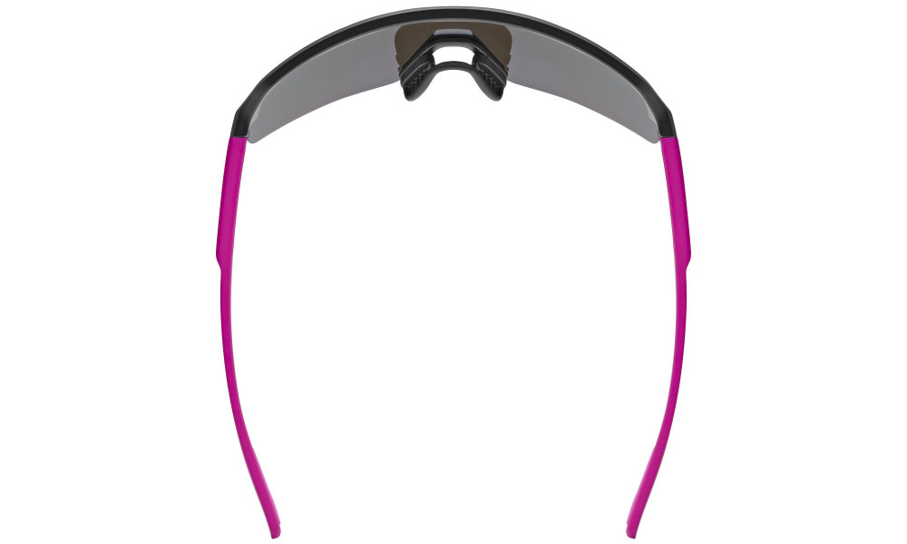 Glasses uvex dyrt jr. black-pink matt / mirror pink - 5