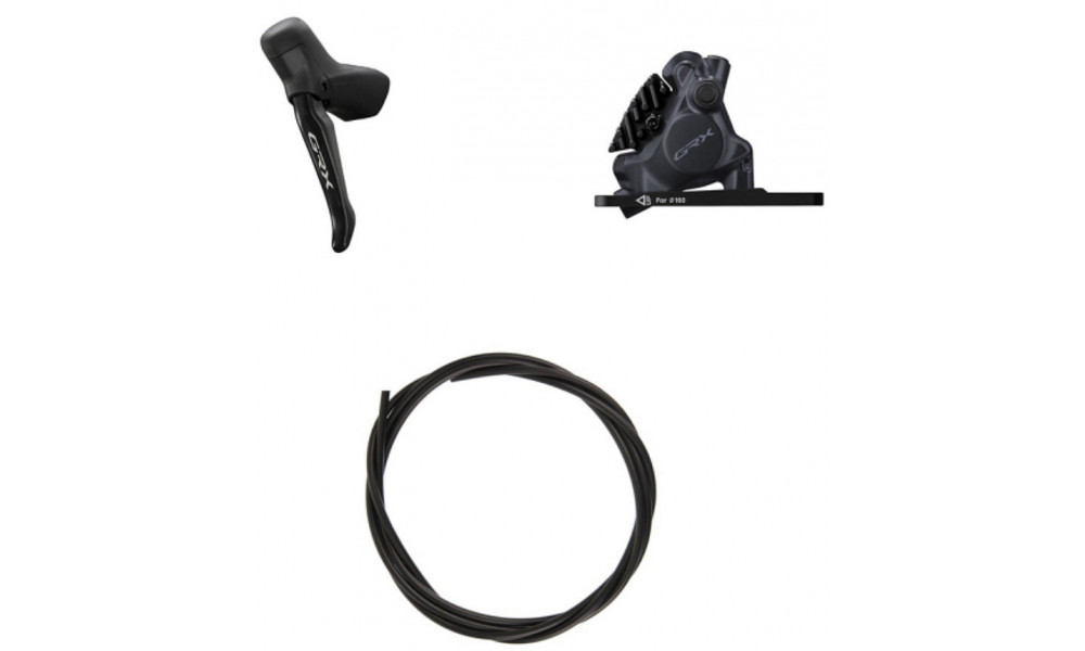 Levyjarru etu Shimano GRX Di2 BL-RS717 (L) + BR-RX410 (F) J-kit 1x12-speed 