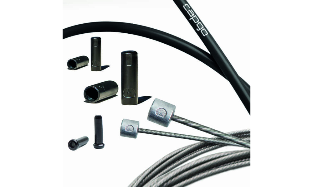 Vaijerisarja Capgo BL Double(2x) ECO stainless Shimano/Sram Road & MTB black - 1