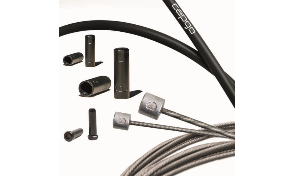 Vaijerisarja Capgo BL Double(2x) ECO stainless Shimano/Sram Road & MTB black - 2