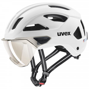 Kypärä Uvex stride visor white matt