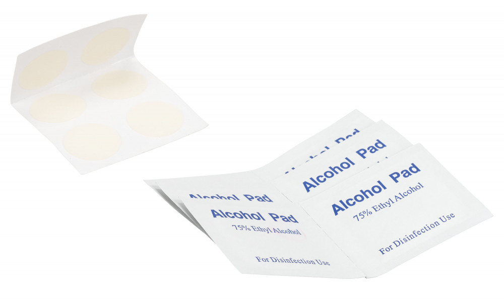 Sisäkumin korjaussarja Ontrack TPU 6pcs. Glueless patches + 6pcs. cotton wipes 