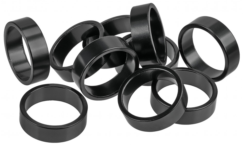 Ohjainlaakerin välirengas Azimut 1-1/8 Alu 10mm (10pcs.) - 2