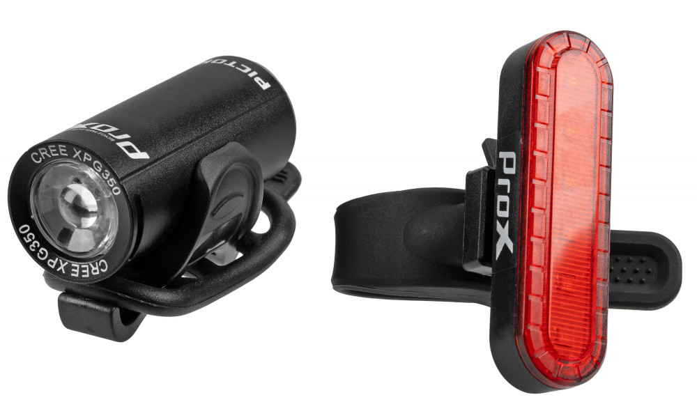 Valosarja ProX Pictor CREE 350Lm + 10Lm USB black - 4
