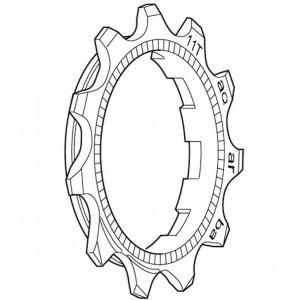 Hammaspyörä Shimano DEORE XT CS-M760 9-speed 11T