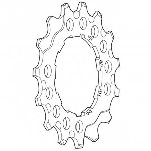 Hammaspyörä Shimano DEORE XT CS-M760 9-speed 15T