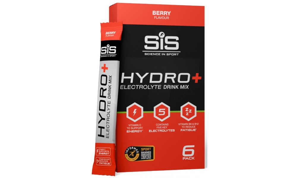 Energiajauhe SiS GO Hydro+ Berry 6x4.5g - 1