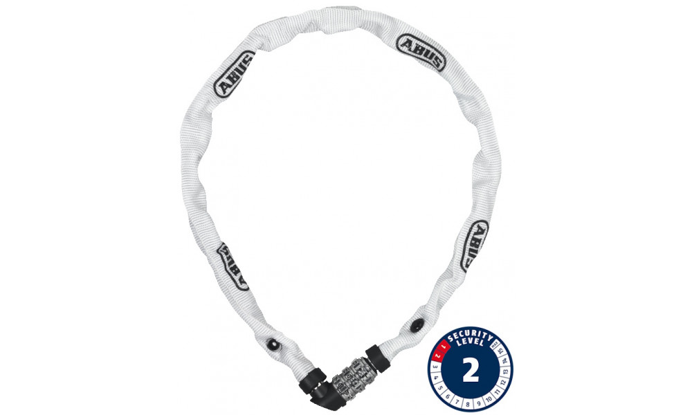 Lukko Abus 1200/60 web white 