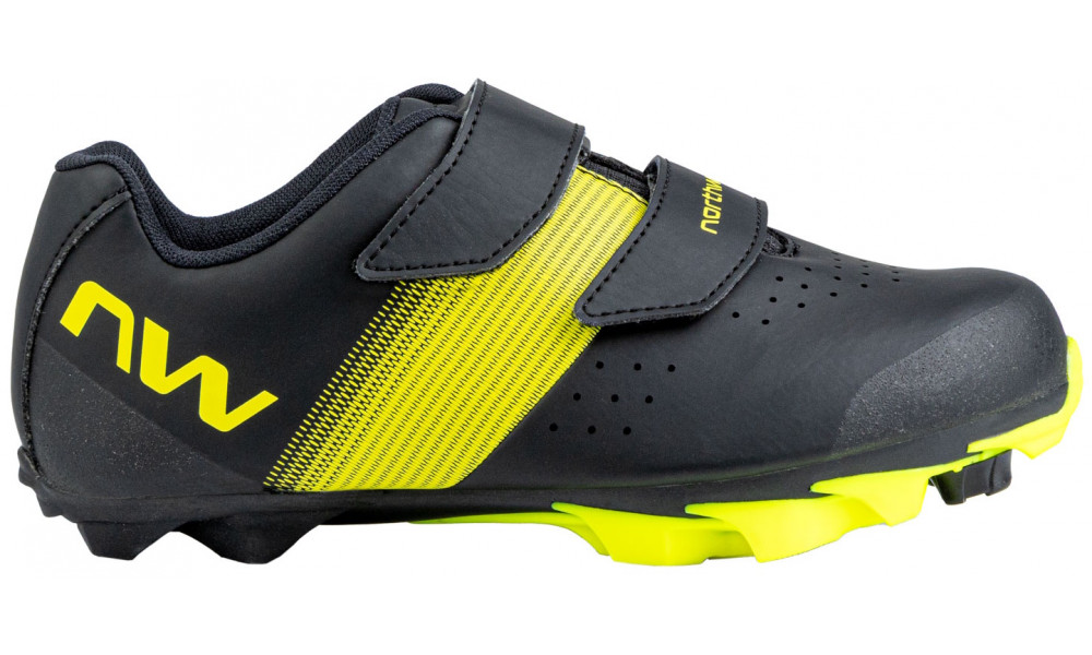 Pyöräilykengät Northwave Hammer Junior MTB XC black-yellow fluo - 2