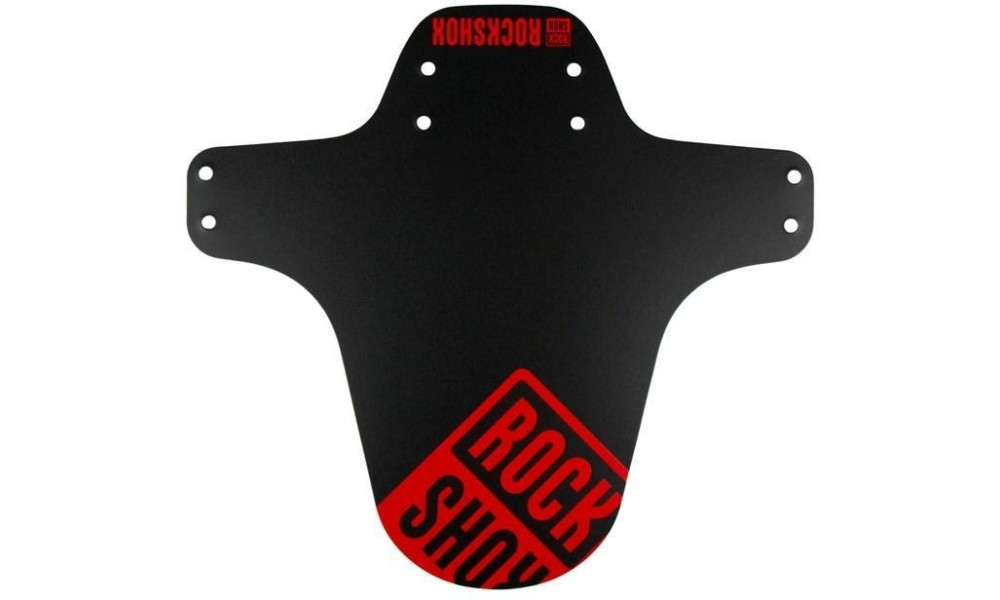 Etulokasuoja Rockshox MTB black with BoXXer oxy red print 