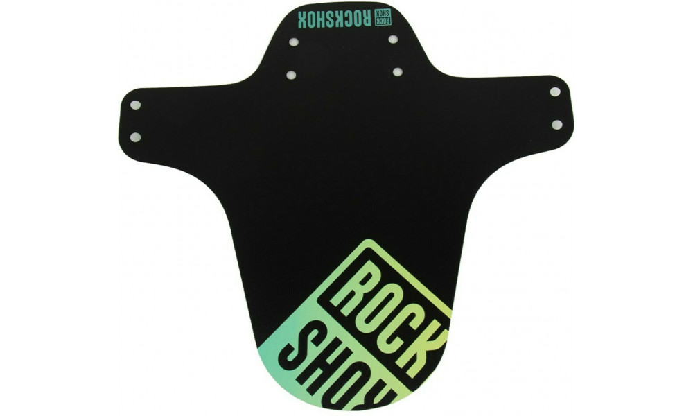 Etulokasuoja Rockshox MTB teal-yellow fade 