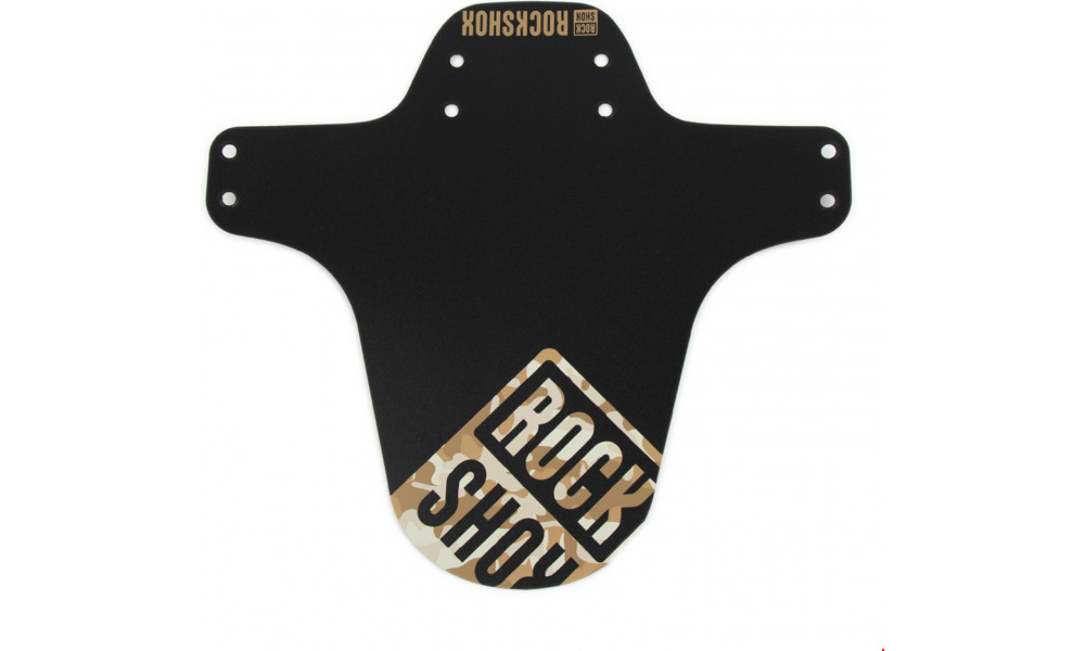 Etulokasuoja Rockshox MTB black-camo print tan 