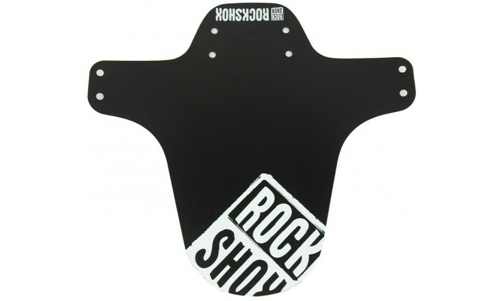 Etulokasuoja Rockshox MTB black-distressed white 