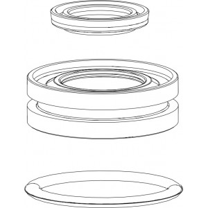 Joustohaarukan huolto-osa Rockshox rebound seal head Motion Control 12.5/32mm