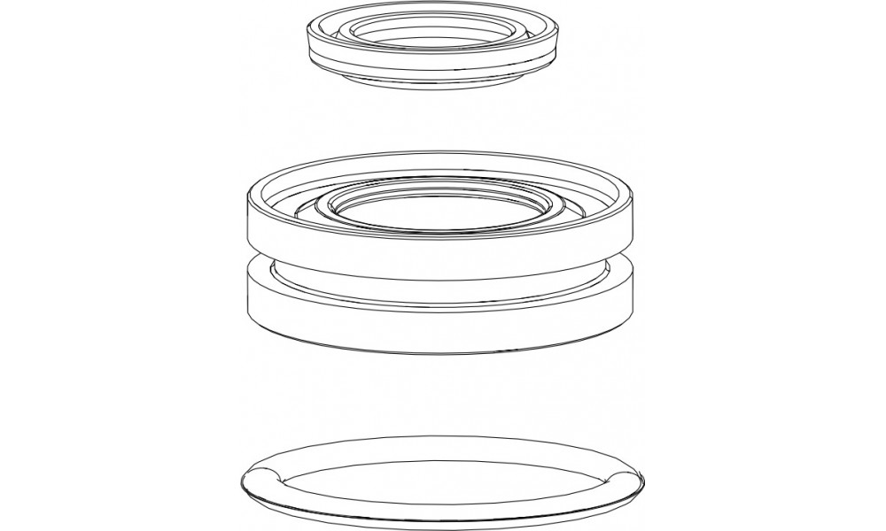 Joustohaarukan huolto-osa Rockshox rebound seal head Motion Control 12.5/32mm 