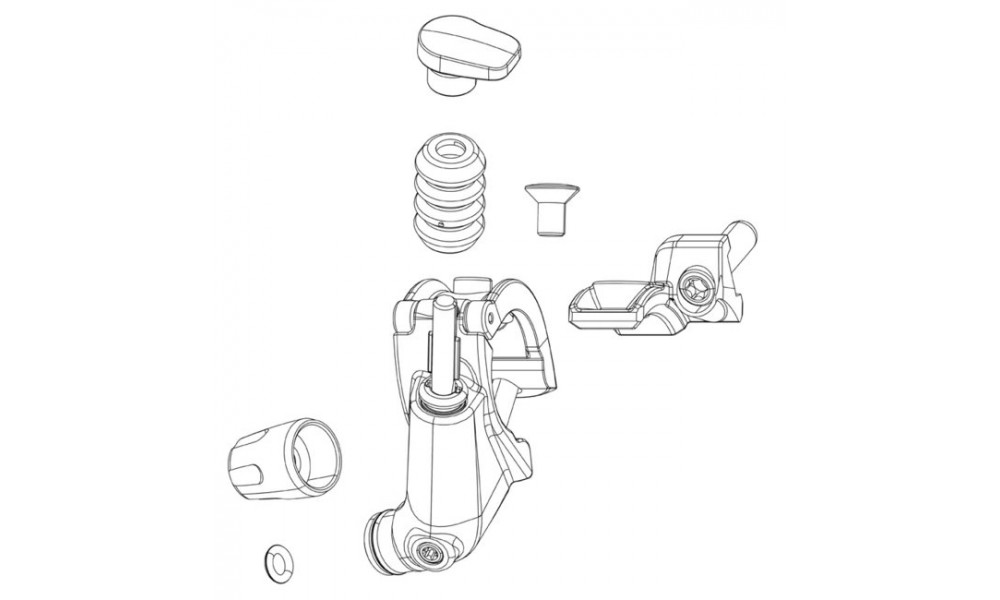 Joustohaarukan korjaussarja Rockshox XLoc Full Sprint Lever 