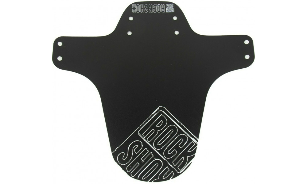 Etulokasuoja Rockshox MTB black-distressed white 