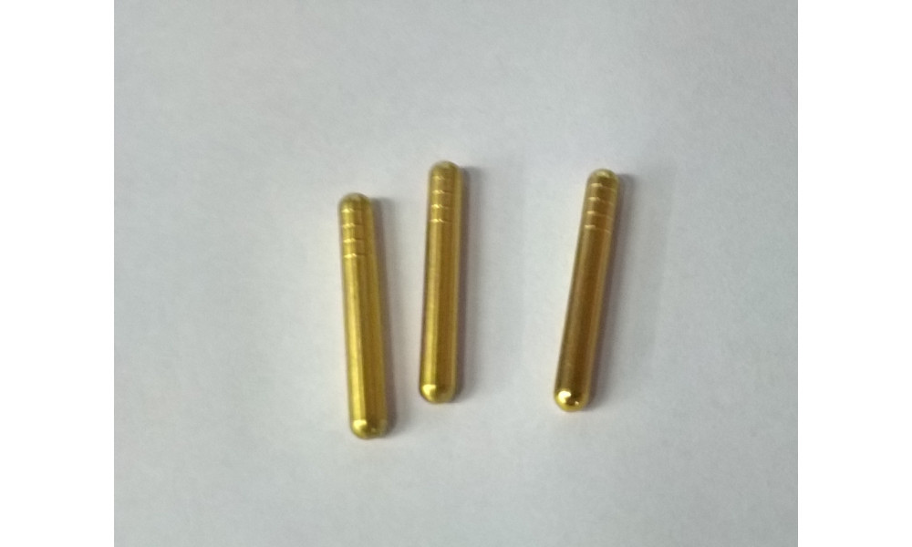 Satulatolpan huoltosarja Rockshox brass keys Size 6 Reverb A1/B1/Reverb AXS 2020+ (3 kpl.) 