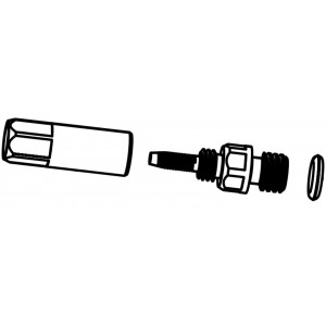 Satulatolpan huolto-osa Rockshox hose barb Reverb Post (10 kpl.)