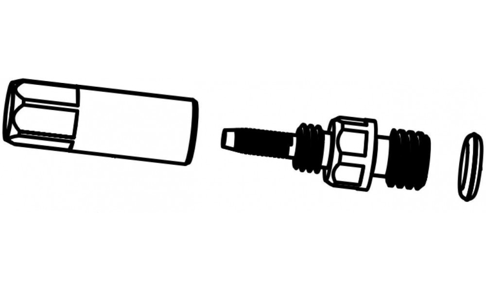 Satulatolpan huolto-osa Rockshox hose barb Reverb Post (10 kpl.) 