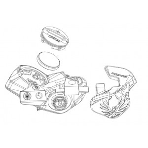 Vaihdevipujen huoltosarja SRAM mounting eTap AXS Wireless Blip