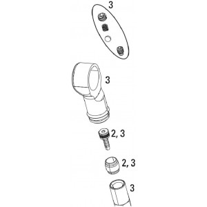 Takaiskunvaimentimen korjaussarja Rockshox Banjo barb Monarch XX 2014-2017