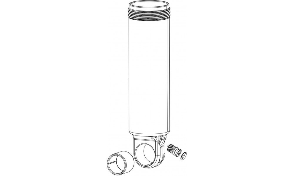 Takaiskunvaimentimen korjaussarja Rockshox damper body Monarch 190x51mm IFP 