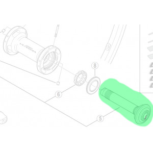 Etunavan akseli Shimano ULTEGRA WH-6800-F