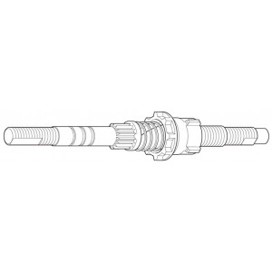 Takanavan akseli Shimano Nexus SG-3C40 175mm