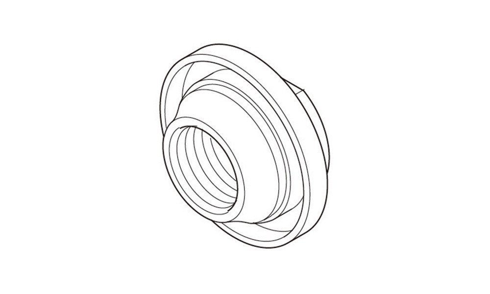 Etunavan kartio Shimano HB-MC10 with dust cover 