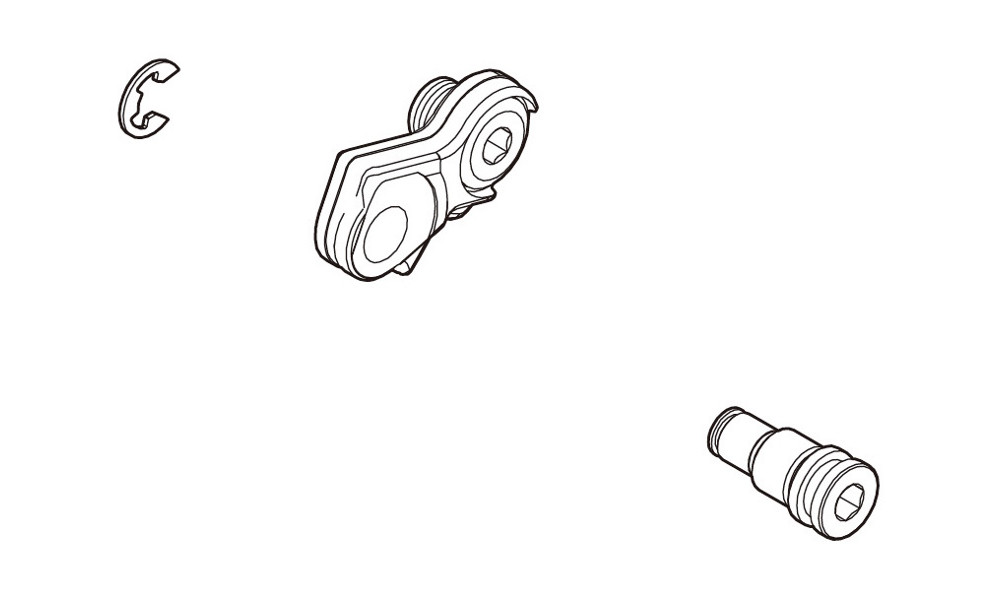 Takavaihtajan ruuvii Shimano for RD-M781 with fitting parts 