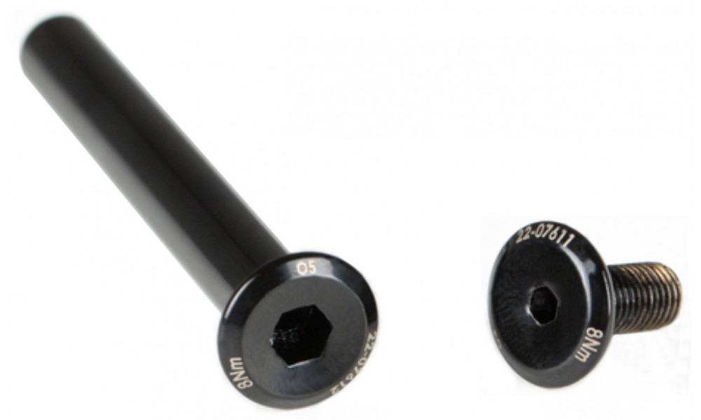 Laakeripulttipakkaus täysjousitettua runkoa varten Cube Pivot Link Shock Ti (22-07611) 