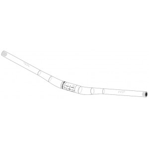 Ohjaustanko NEWMEN Beskar Alu 318.25 760-810mm VGS