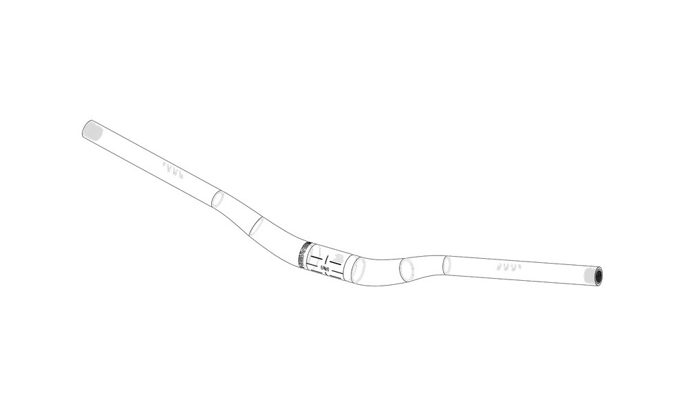 Ohjaustanko NEWMEN Beskar Alu 318.40 760-810mm VGS 