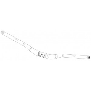 Ohjaustanko NEWMEN Beskar Alu 350.40 760-810mm VGS