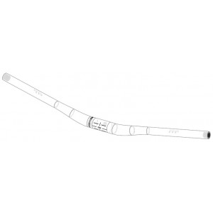 Ohjaustanko NEWMEN Performance Carbon 318.25 710-760mm VGS