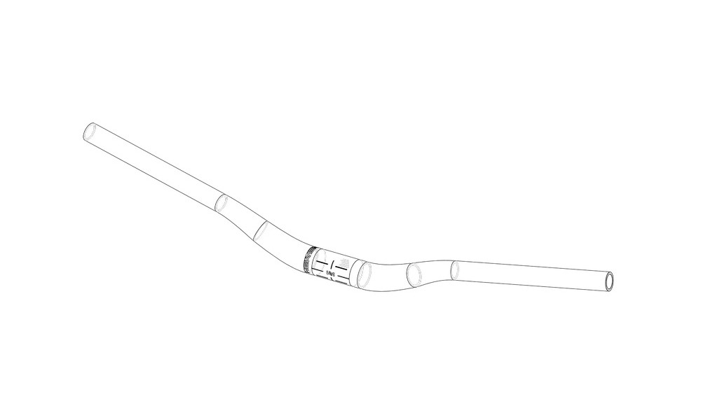 Ohjaustanko NEWMEN Phase Carbon 318.40 800mm 
