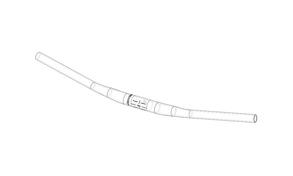 Ohjaustanko NEWMEN Phase Carbon 350.10 760mm 