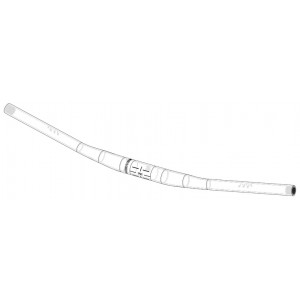 Ohjaustanko NEWMEN Phase Carbon 318.10 710-760mm VGS