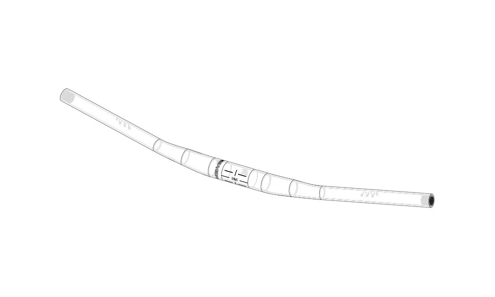 Ohjaustanko NEWMEN Phase Carbon 318.10 710-760mm VGS 