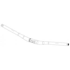 Ohjaustanko NEWMEN Phase Carbon 350.25 710-760mm VGS